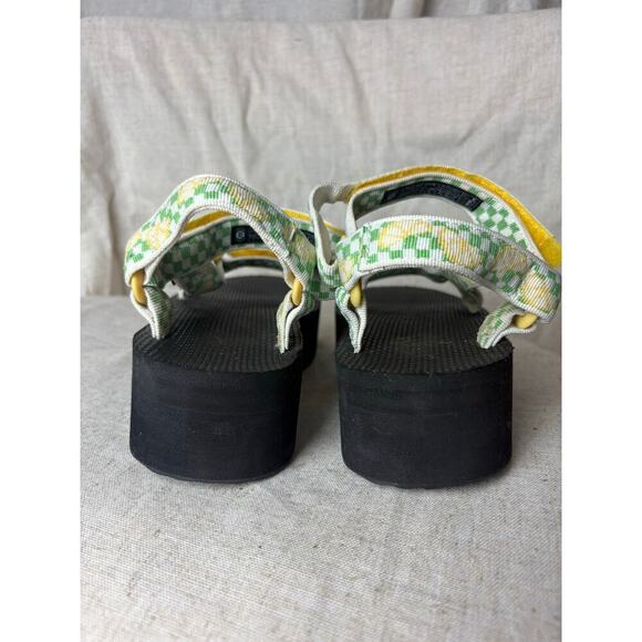 Teva Flatform Universal Sandals Picnic Slice Yarrow Size 9 - Picture 6 of 9